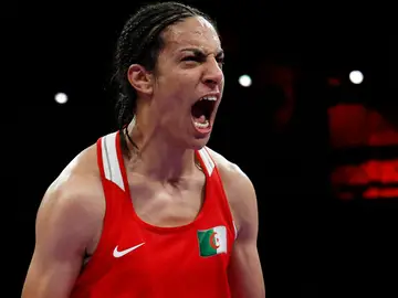 La boxeadora Imane Khelif en los Juegos de París La boxeadora Imane Khelif en los Juegos de París