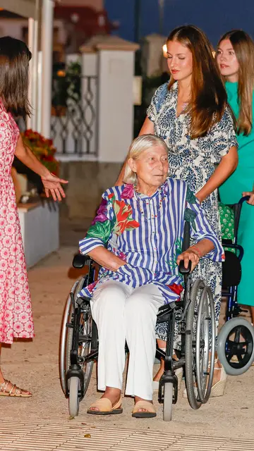 La cena en Mallorca de la Familia Real La cena en Mallorca de la Familia Real