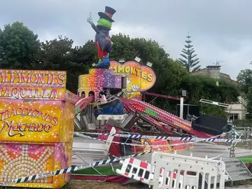 Una testigo del accidente mortal de la atracción de Vigo: "Ya salía humo minutos antes de que pasase" Una testigo del accidente mortal de la atracción de Vigo: "Ya salía humo minutos antes de que pasase"