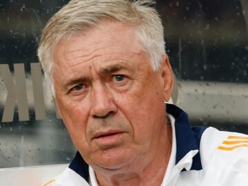 Ancelotti, durante la pretemporada del Real Madrid 