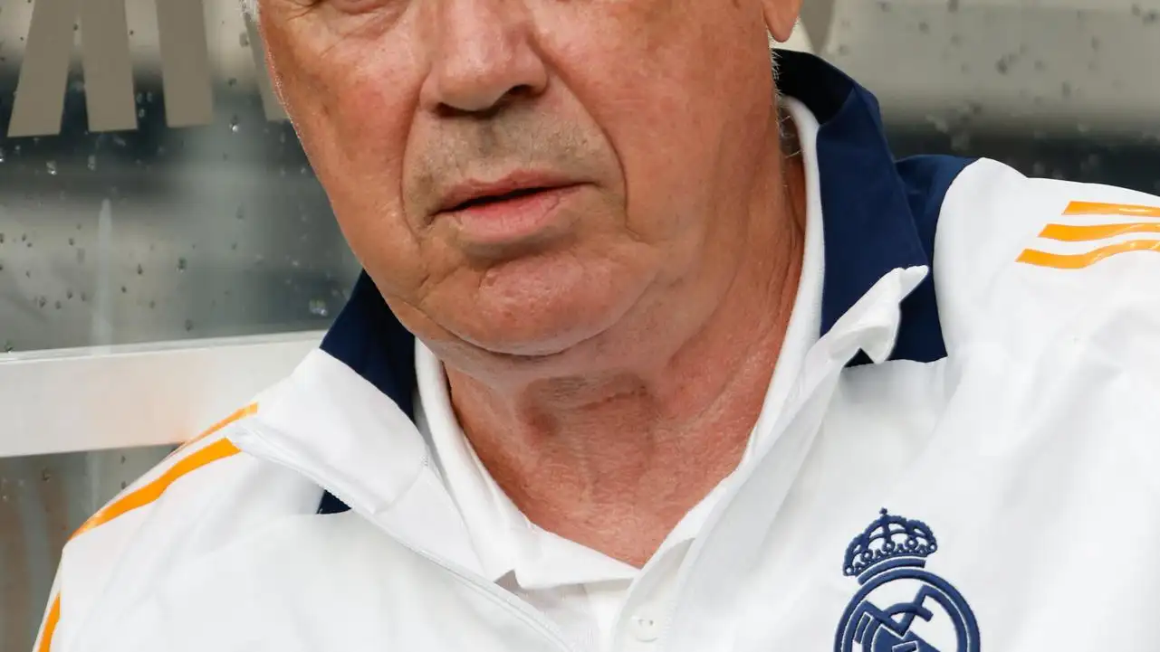 Ancelotti, durante la pretemporada del Real Madrid 
