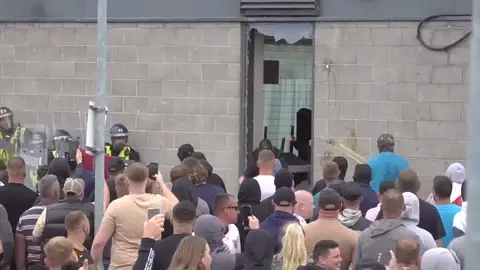 Violencia en un hotel de Rotherham Violencia en un hotel de Rotherham