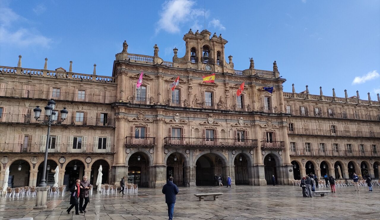 Imagen de archivo de la Plaza Mayor de Salamanca