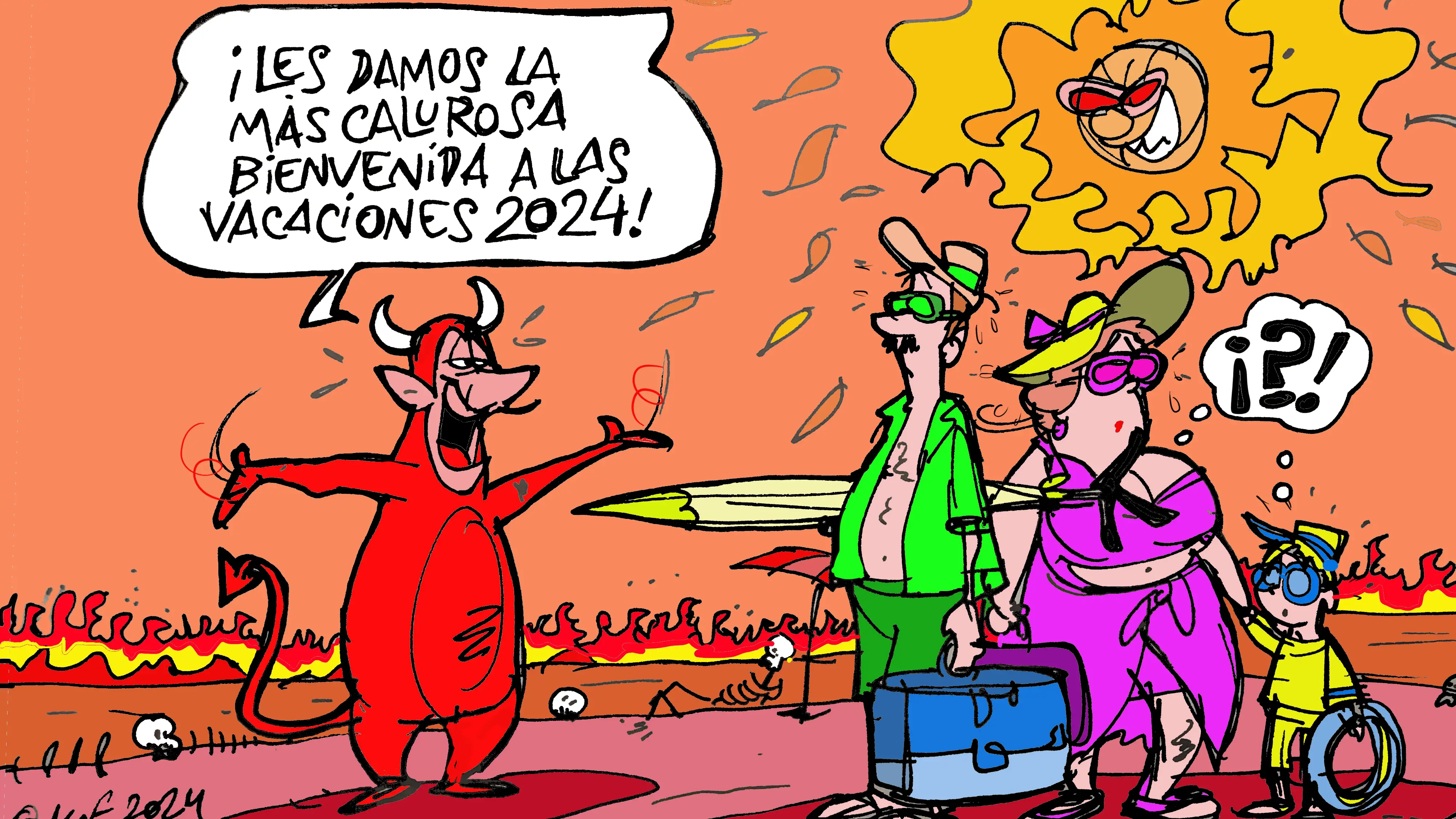 La vi&ntilde;eta gr&aacute;fica de la semana del 5 de agosto de 2024