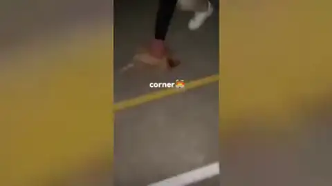 Dos jóvenes maltratan a una gallina usándola como una pelota de fútbol Dos jóvenes maltratan a una gallina usándola como una pelota de fútbol