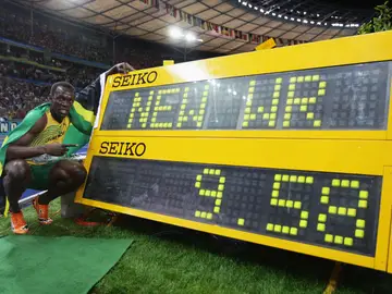 Usain Bolt y su récord del mundo en Berlín 2009 Usain Bolt y su récord del mundo en Berlín 2009