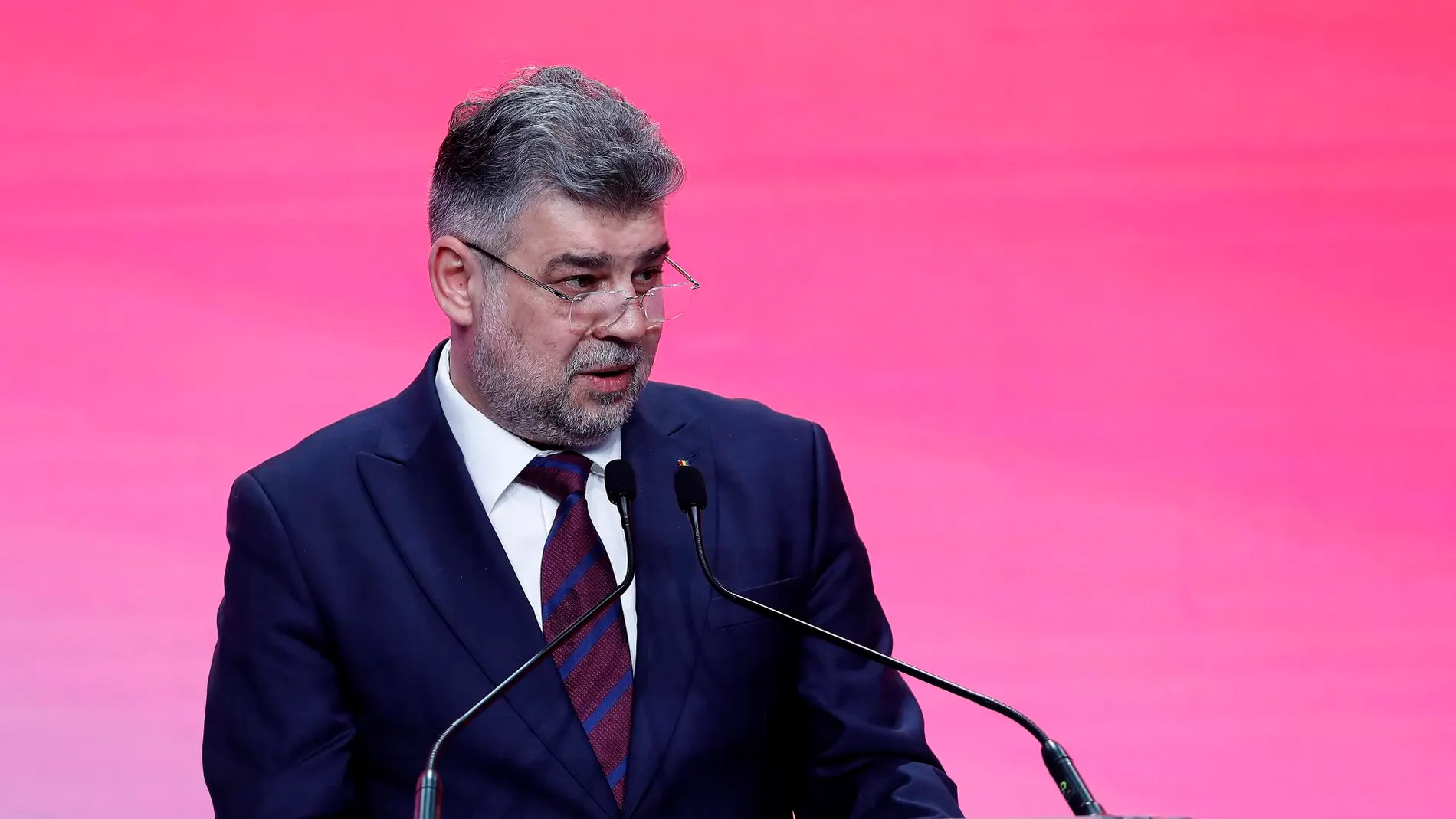 El primer ministro rumano,Marcel Ciolacu El primer ministro rumano,Marcel Ciolacu