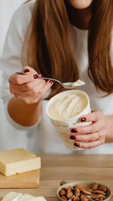 Helado de vainilla Helado de vainilla