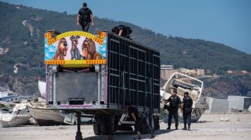 Registran un camión con atracciones de feria