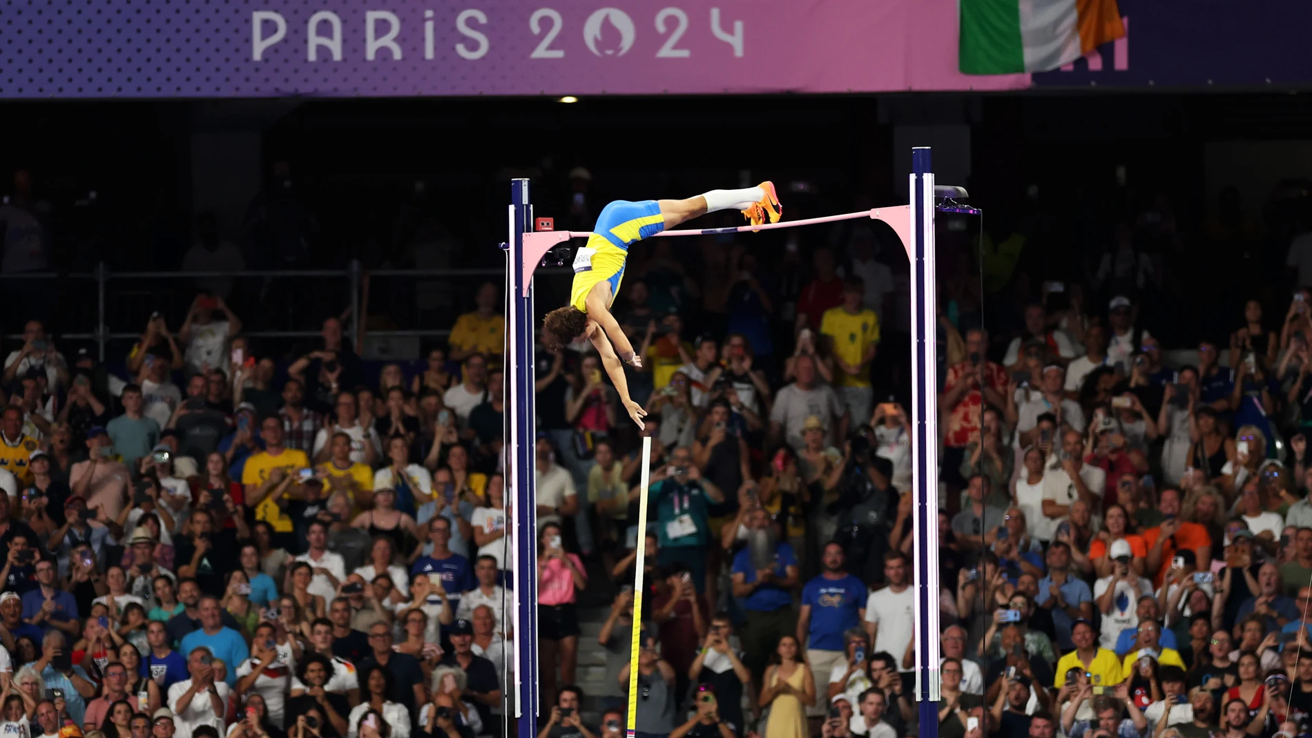 Así fue el histórico salto de Duplantis Así fue el histórico salto de Duplantis