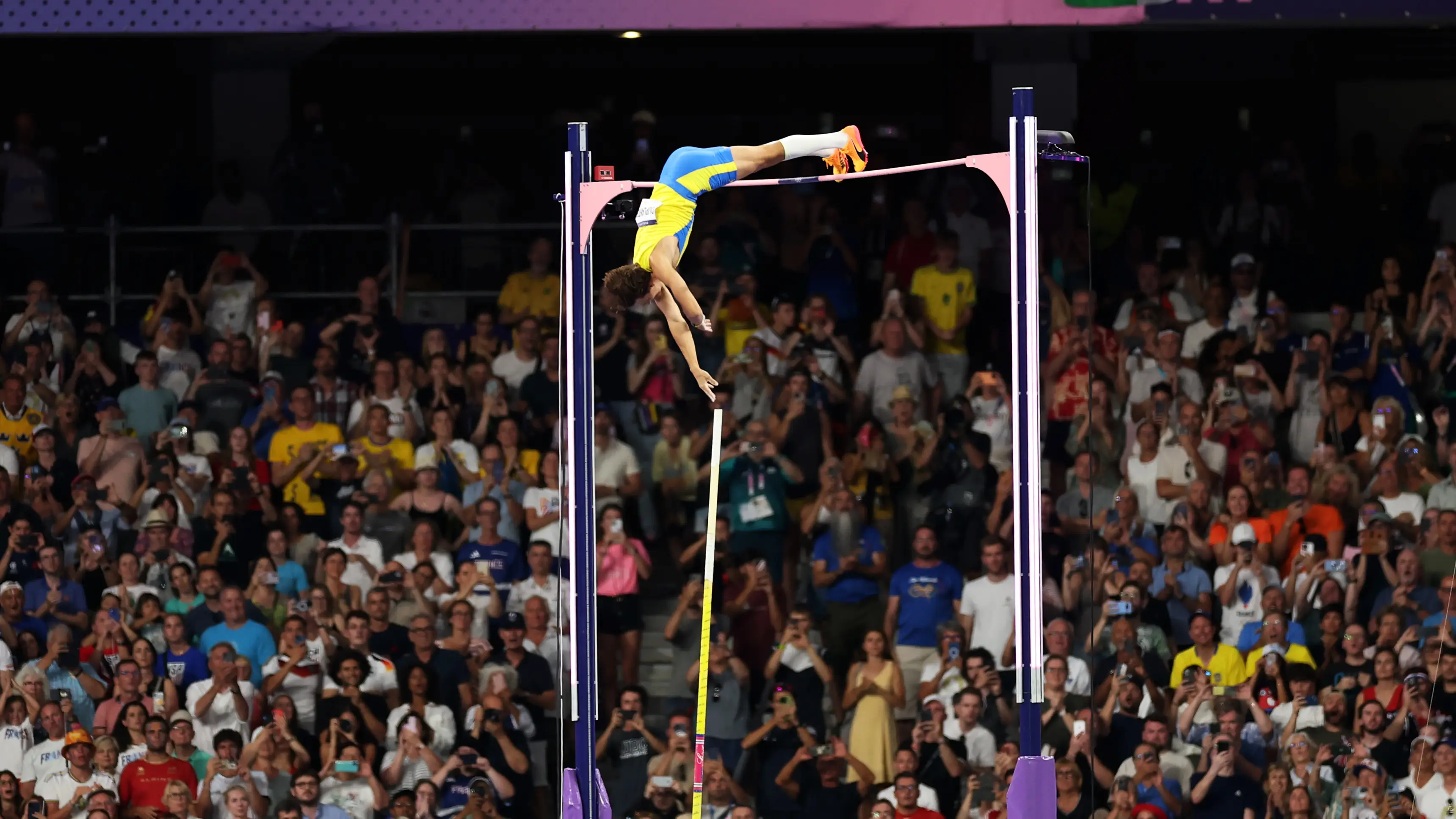 Así fue el histórico salto de Duplantis Así fue el histórico salto de Duplantis
