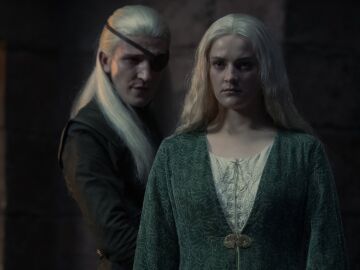 Aemond y Healena Targaryen en La Casa del Dragón