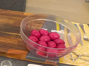 Huevos rosas Huevos rosas