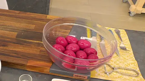 Huevos rosas Huevos rosas