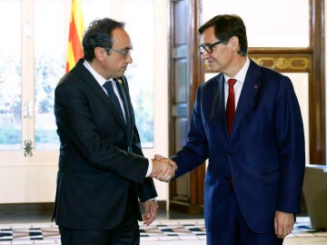 Josep Rull y Salvador Illa