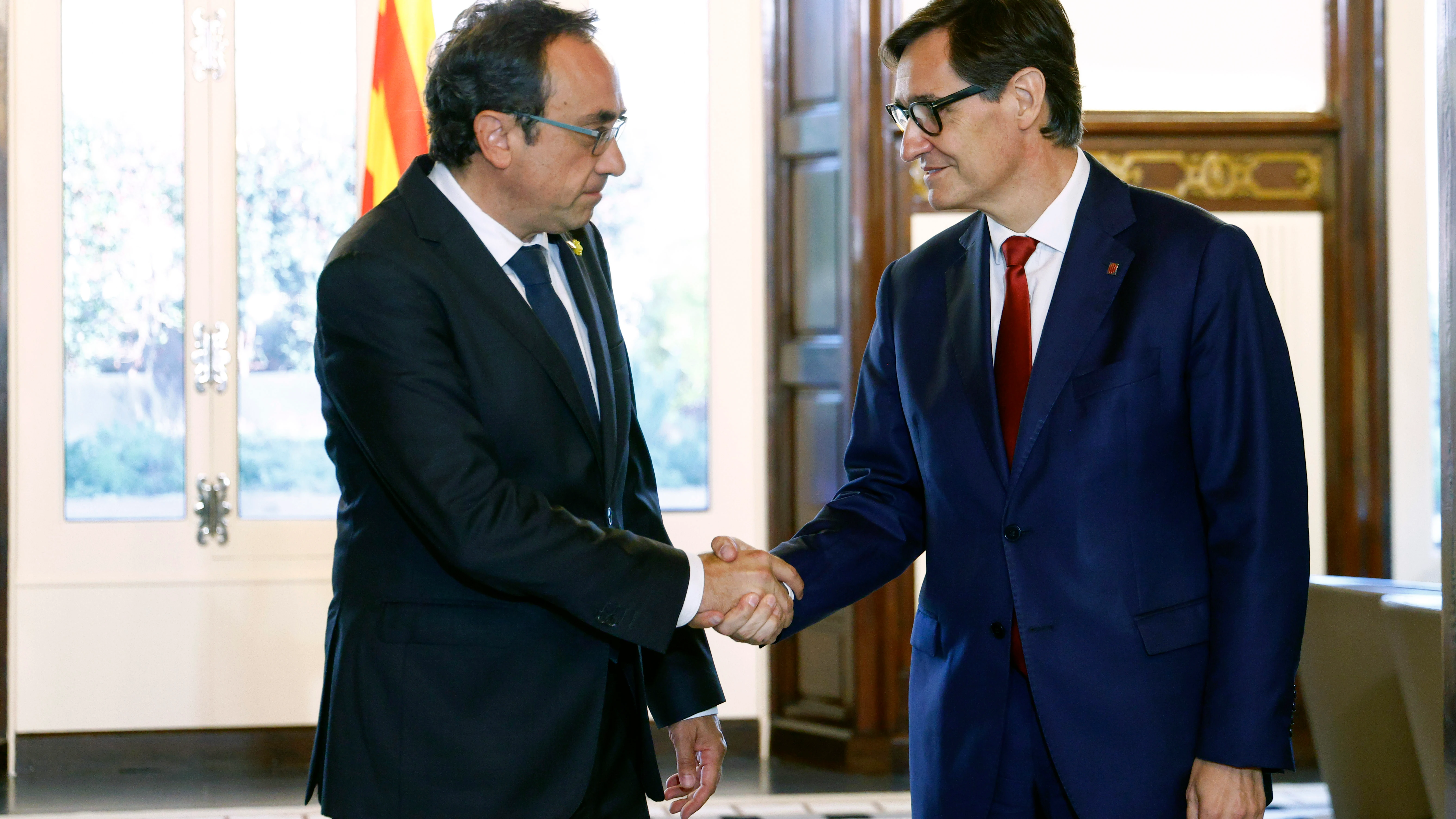 Josep Rull y Salvador Illa