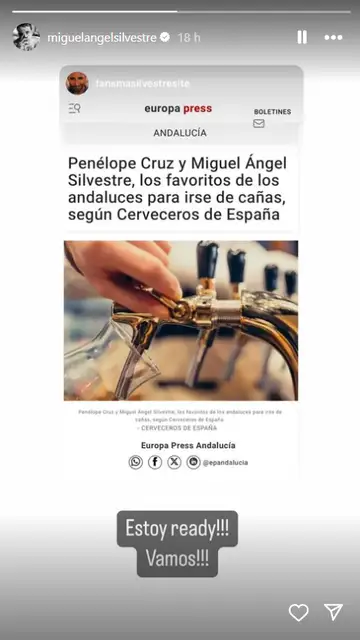 Miguel Ángel Silvestre, dispuesto a irse de cañas Miguel Ángel Silvestre, dispuesto a irse de cañas