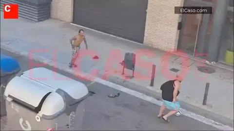 Brutal pelea en Badalona Brutal pelea en Badalona