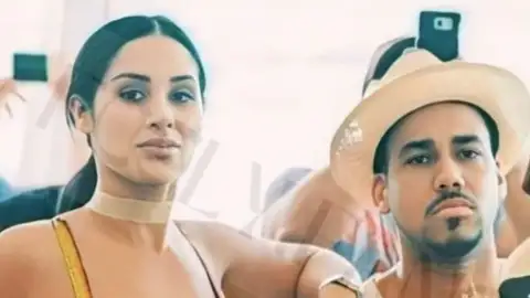 Francelys Infante y Romeo Santos Francelys Infante y Romeo Santos