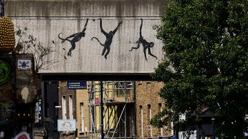 La tercera obra de Banksy en Londres