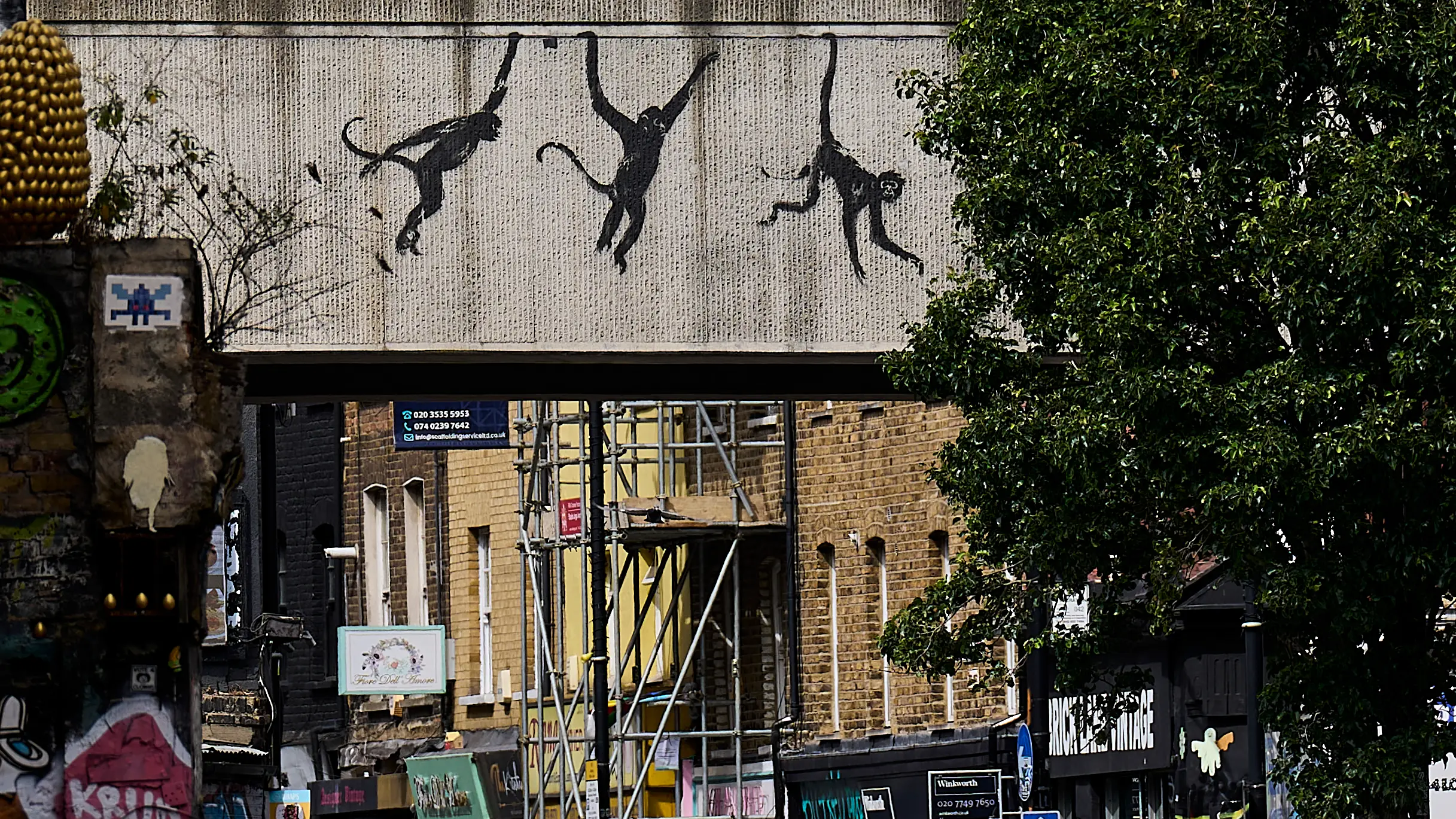 La tercera obra de Banksy en Londres