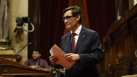 Salvador Illa en el Parlament
