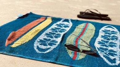 Este es el objeto para colocar la toalla en la playa y que no se vuele
