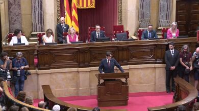 Salvador Illa, investido como presidente de la Generalitat de Cataluña con 68 escaños