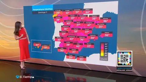La previsión del tiempo de Mercedes Martín La previsión del tiempo de Mercedes Martín