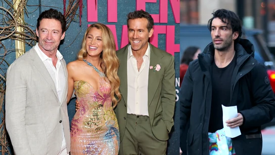 Hugh Jackman, Blake Lively, Ryan Reynolds y Justin Baldoni Hugh Jackman, Blake Lively, Ryan Reynolds y Justin Baldoni