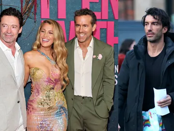 Hugh Jackman, Blake Lively, Ryan Reynolds y Justin Baldoni Hugh Jackman, Blake Lively, Ryan Reynolds y Justin Baldoni