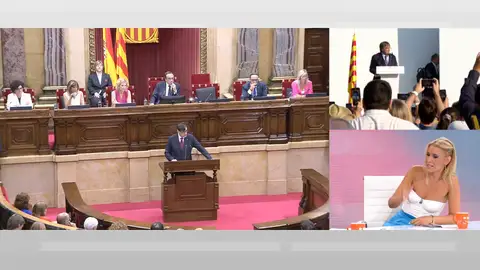 Afra Blanco analizando la vuelta de Puigdemont en Espejo Público Afra Blanco analizando la vuelta de Puigdemont en Espejo Público