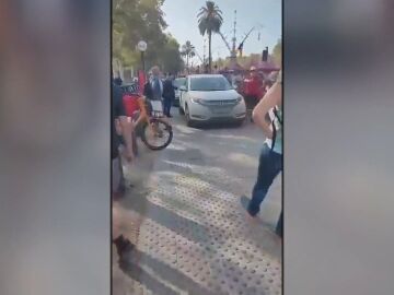 Imagen del Honda blanco