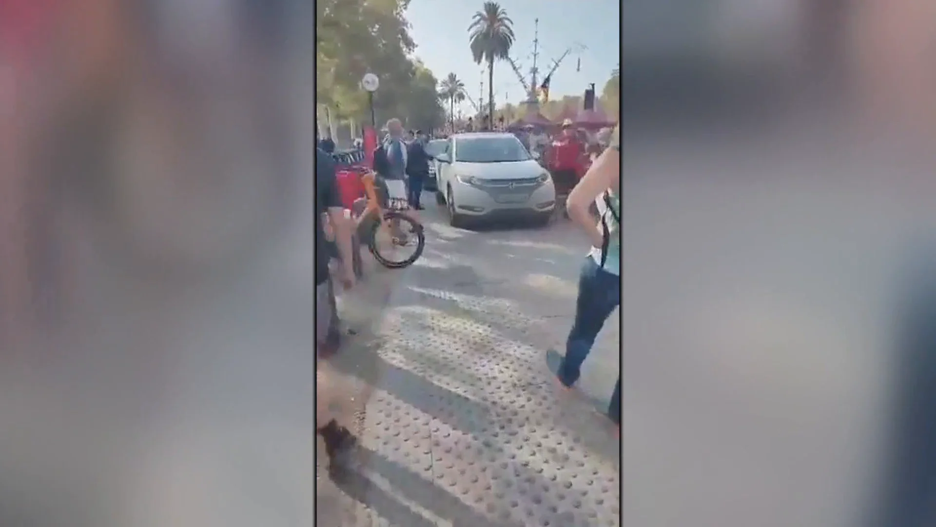 Imagen del Honda blanco