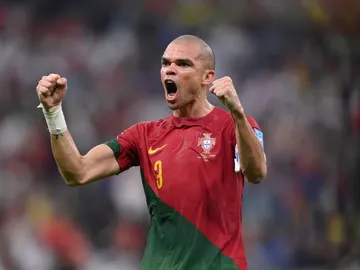 Pepe con la selección de Portugal Pepe con la selección de Portugal