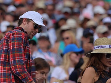 Ryan Gosling y Eva Mendes en las Olimpiadas