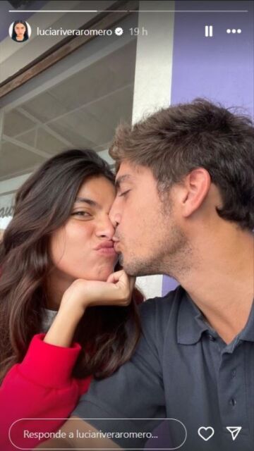 Lucía Rivera con su supuesta nueva pareja