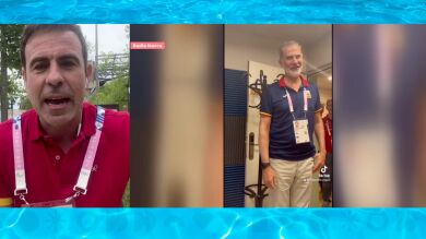 El periodista deportivo que recibió la visita de los reyes explica por qué llamó 'señora' a la reina Letizia