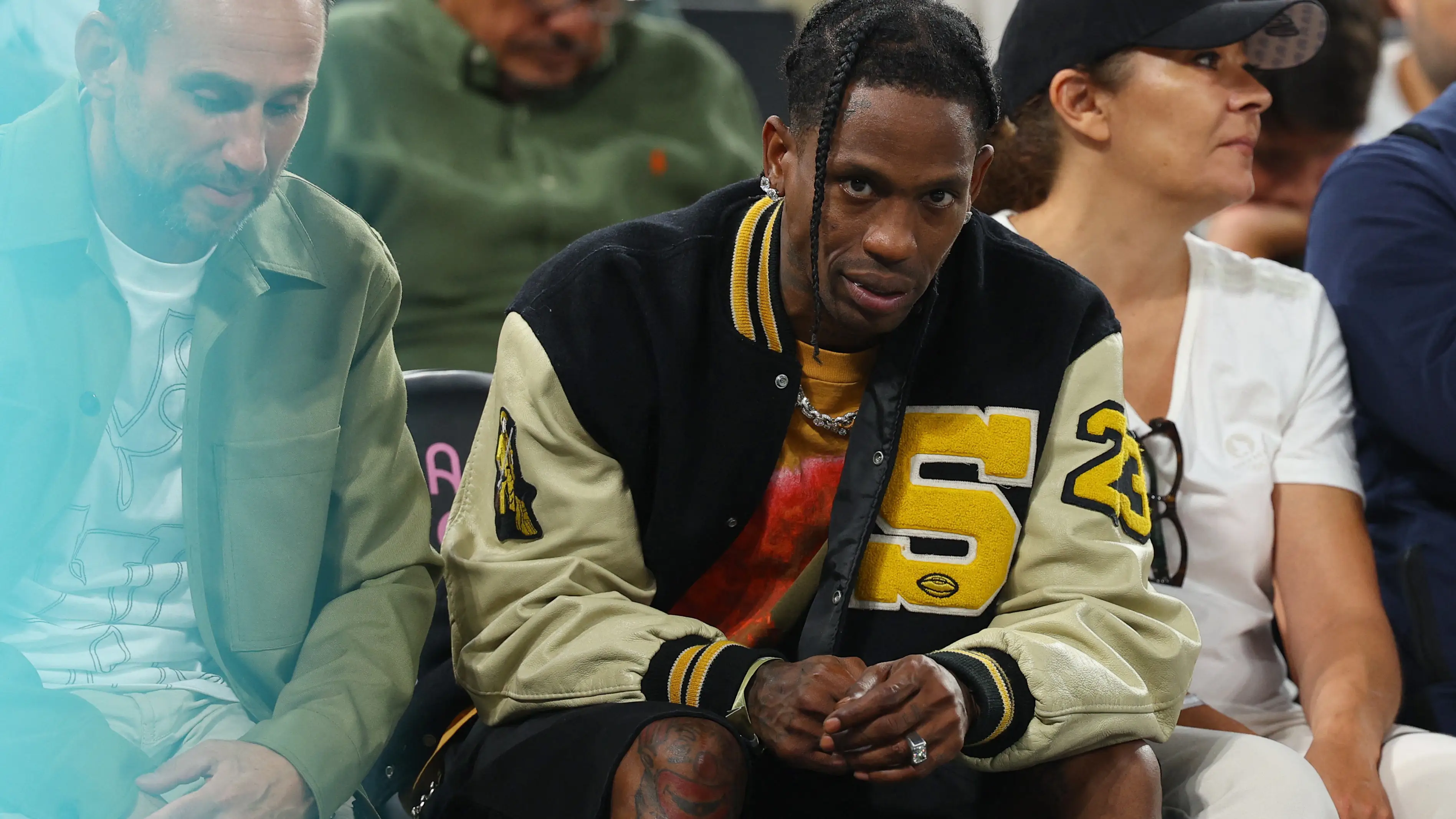 El rapero Travis Scott en el Bercy Arena El rapero Travis Scott en el Bercy Arena