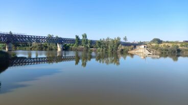R&iacute;o Guadiana, a su paso por el Palacio de Congresos de M&eacute;rida