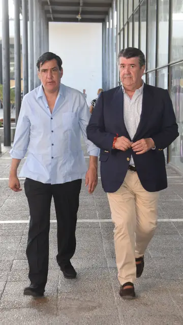 José María Gil Silgado en el tanatorio de Paco Camino José María Gil Silgado en el tanatorio de Paco Camino