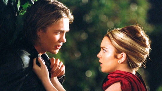 Chad Michael Murray y Lindsay Lohan en Ponte en mi lugar