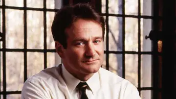 Robin Williams en El club de los poetas muertos Robin Williams en El club de los poetas muertos