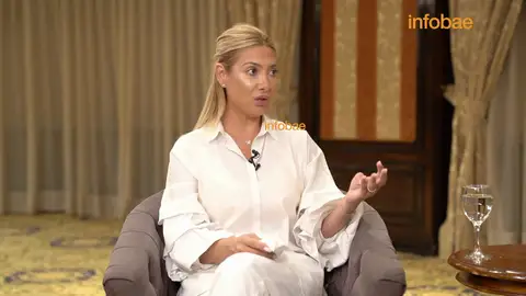 Fabiola Yañez durante la entrevista Antena3 Noticias