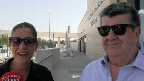 José María Gil Silgado con su hija Anabel José María Gil Silgado con su hija Anabel