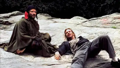 Robin Williams y Jeff Bridges en El rey pescador Robin Williams y Jeff Bridges en El rey pescador