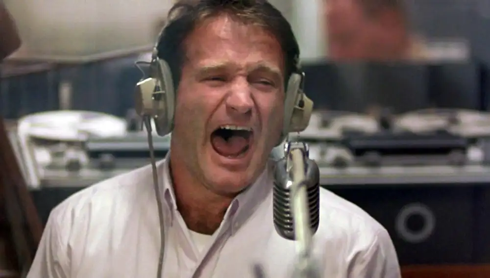 Robin Williams en Good Morning, Vietnam Robin Williams en Good Morning, Vietnam