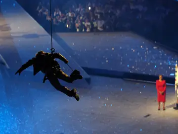 Tom Cruise en el acto de cierre de los JJOO Tom Cruise en el acto de cierre de los JJOO