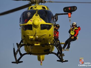 Helicóptero de rescate de la Junta de Castilla y León 