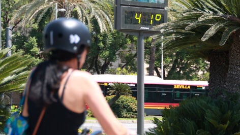 Temperaturas altas, imagen de archivo